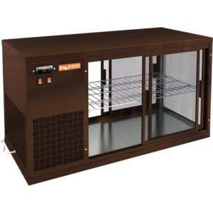 Витрина холодильная настольная HICOLD VRL T 900 L Brown
