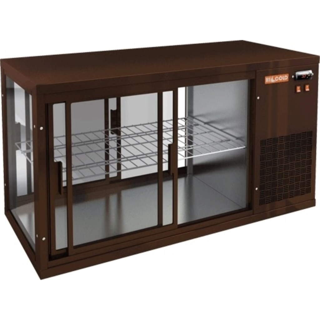Копия Витрина холодильная настольная HICOLD VRL T 900 R Brown