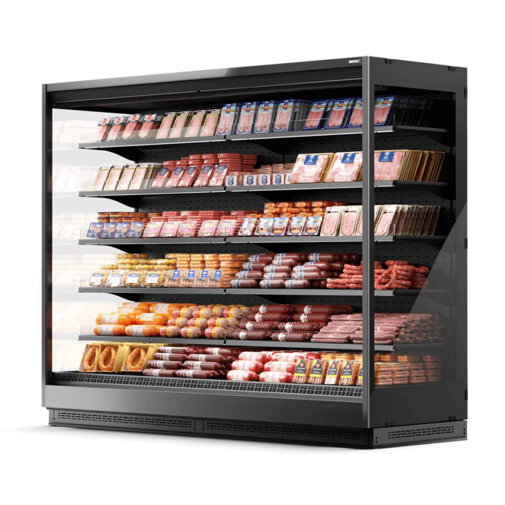 Горка холодильная Dazzl Vega 100 H210 торец