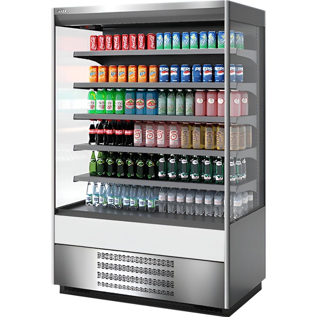 Горка холодильная Chilz BERG 100 зеркальная нержавейка (нержавейка, белый, нержавейка)