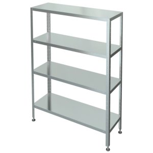 Стеллаж с 4-я сплошными полками МХМ С-4-0,3/1,5/1,8 