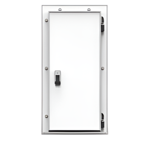 Дверь холодильная распашная одностворчатая НТ-РДО-1200*2000/80 (с металлической рамой)