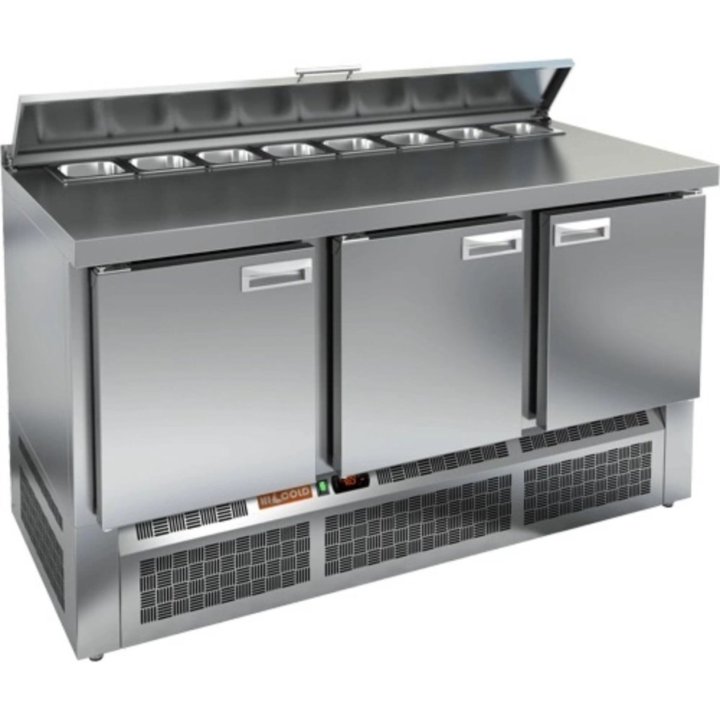 Стол холодильный для салатов HiCold SLE2-111SN (1/6)