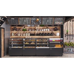 Витрина кондитерская Carboma KC78-110 VV 0,9-2 (открытая) (9005) - Изображение 2