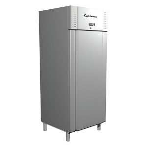 Шкаф комбинированный Carboma RF700 INOX