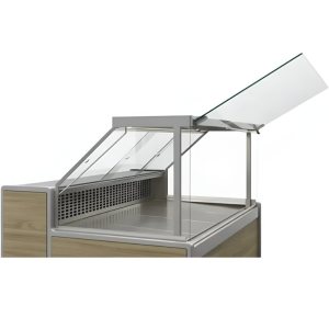 Витрина холодильная Carboma GC111 SV 1,25-1 (1010 Мариель) (газлифт, без боковин) - Изображение 2