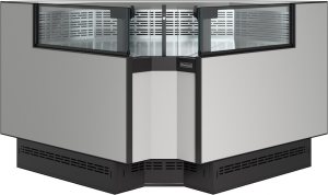 Витрина холодильная Carboma GC110 VM 6-2 внутренний угол открытая без боковин (версия 2.0) (9006-0430)