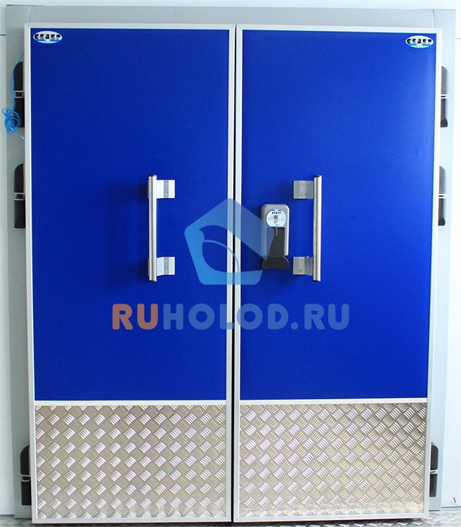 Дверь холодильная распашная двустворчатая СТ-РДД-1600*2400/80