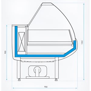 Витрина морозильная CRYSPI Octava M 1800 - Изображение 3