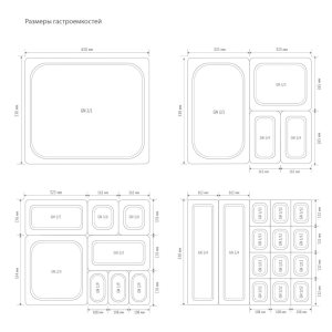 Гастроемкость HURAKAN GN 1/6-65 - Изображение 2